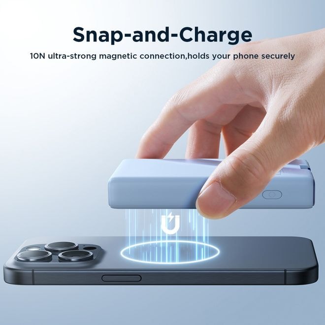 Actual product image Joyroom Magnetic Wireless Powerbank 10000mAh (10000 mAh, 20 W, 38.50 Wh)