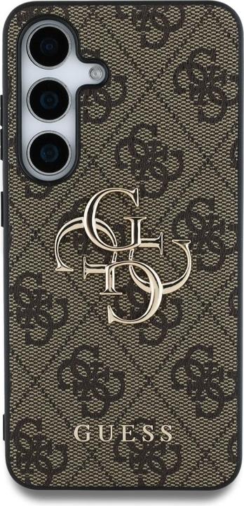 Produktbild Guess - Hardcase 4G Big Metal Logo (GUHMS25M4GMGBR) - Samsung Galaxy S25 Plus - Brown (Samsung Galaxy S25)