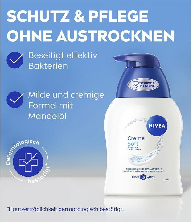 Produktbild NIVEA Creme Soft (Flüssigseife, 250 ml)