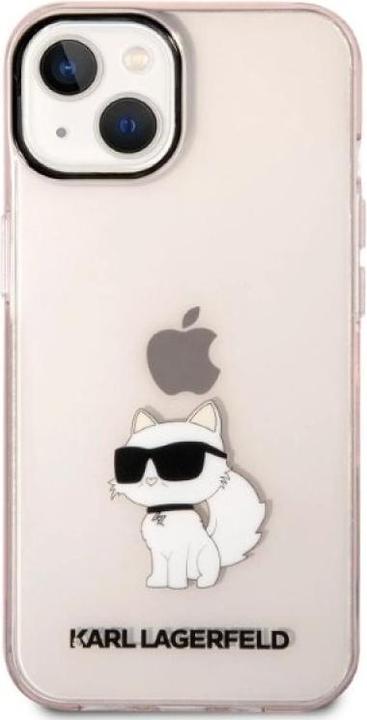 Produktbild Karl Lagerfeld KLHCP14SHNCHTCP iPhone 14 6,1" ró?owy/pink hardcase Ikonik Choupette (Apple iPhone 14)