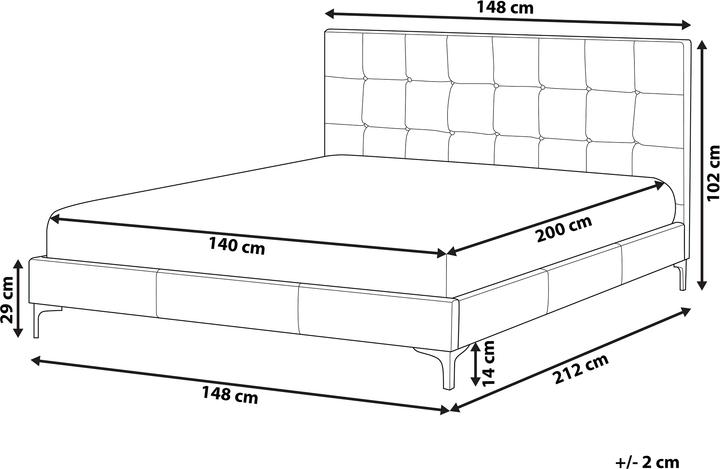 Actual product image Beliani Ambert (140 x 200 cm)