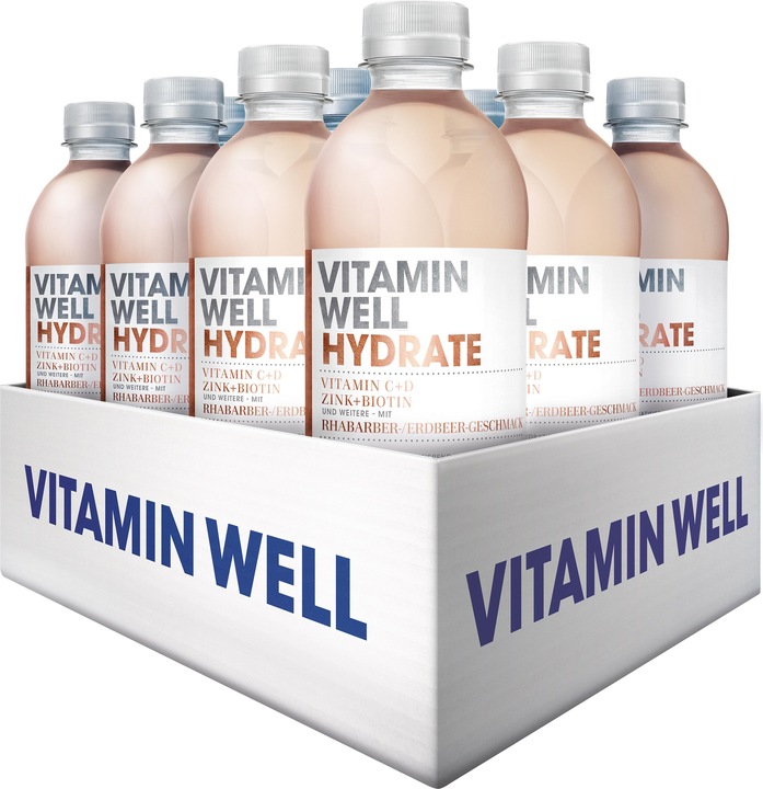 Image du produit Vitamin Well Hydrate (Fraise, Rhubarbe, 12 x)