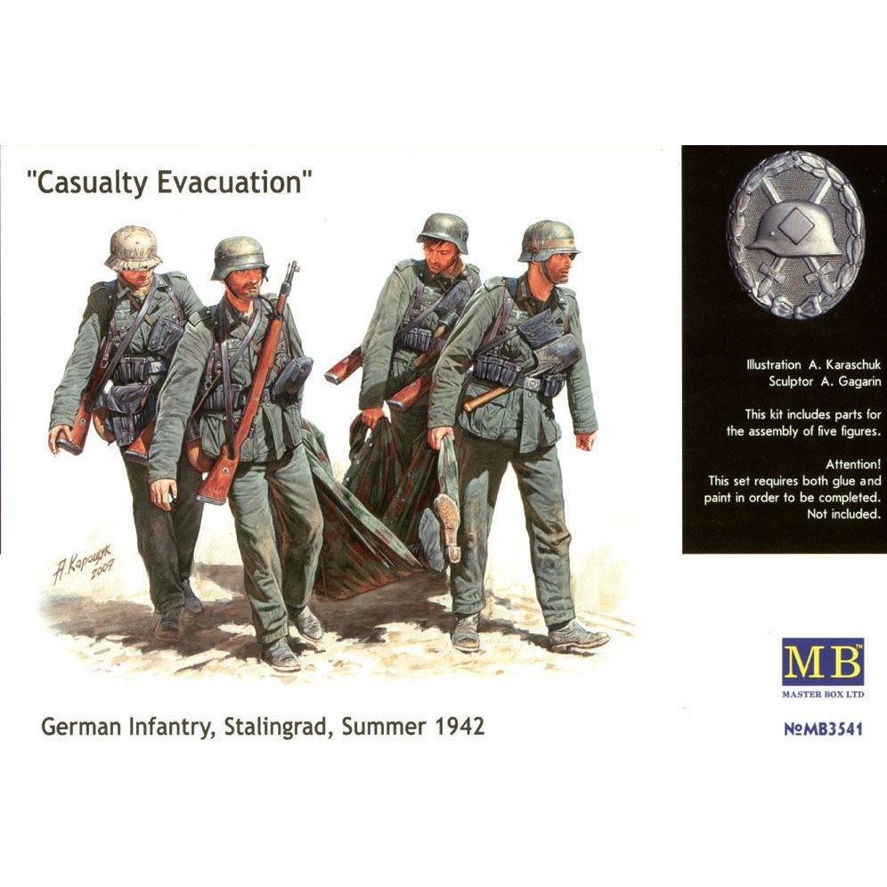 Master Box German Infantry Stalingrad Summer 1942 Casualty Evacuation (MB3541)