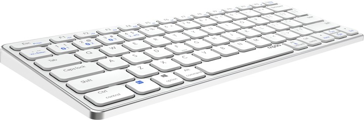 Actual product image Rapoo Wireless multi-mode keyboard E9600M, DE layout, white (DE, Cable)