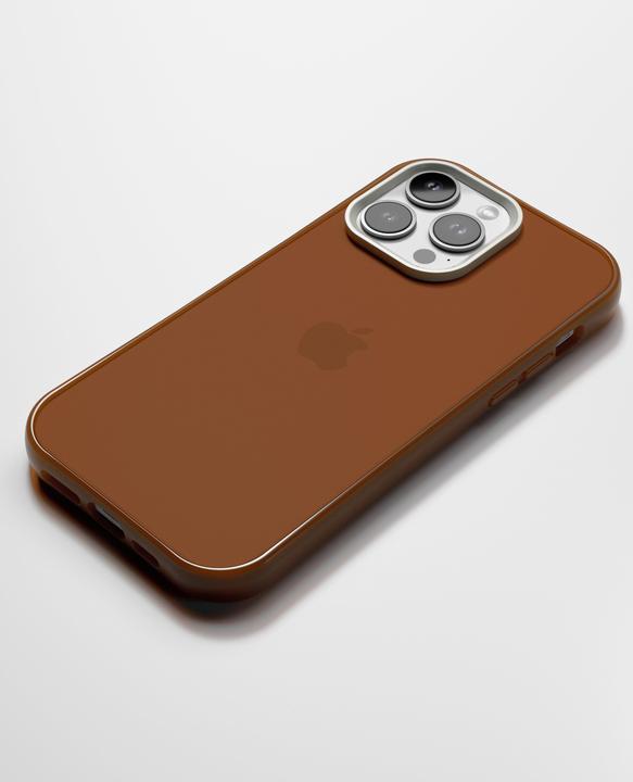 Produktbild Nudient Form Case Apple iPhone 14 Pro Max Clear Brown (Apple iPhone 14 Pro Max)