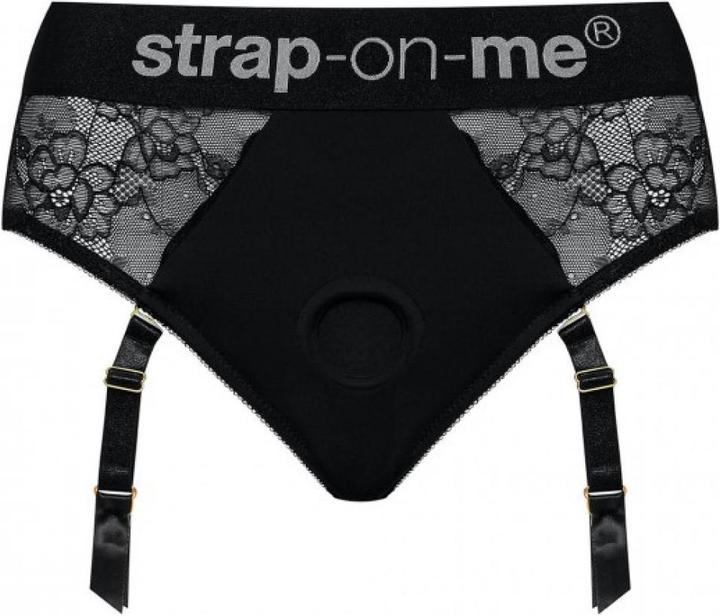Strap-on-me Diva Luxe Kanten Strap On Harnas met Jarretels