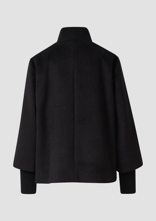 Actual product image S.Oliver Outdoor-Jacke Jacke mit Stehkragen und Rippstrick-Manschette (38)