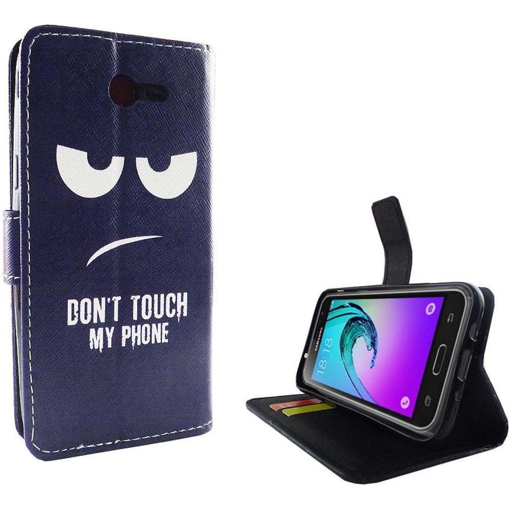 Thumbnail - König Design Schutz Handy Hülle für Samsung Galaxy J3 Emerge Case Cover Tasche Wallet Etui (Samsung Galaxy J3 Emerge), S...