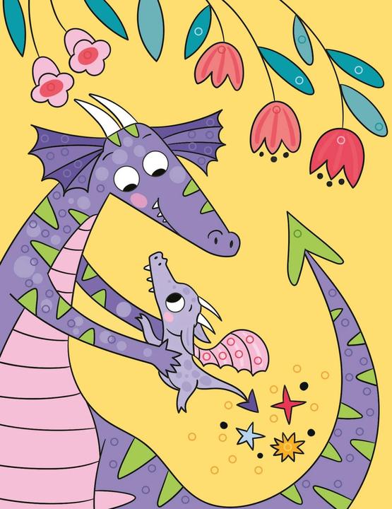 Produktbild Mein Diamant-Stickerheft – Drachen