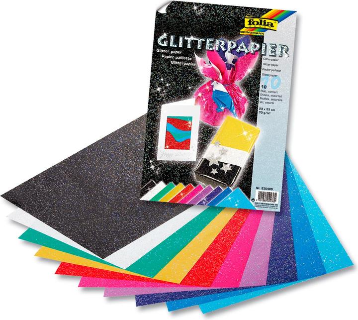 Image du produit Magni Papier à paillettes (70 g/m², 10x)
