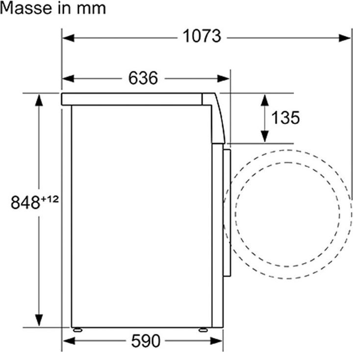 Immagine prodotto Siemens WG56G2M4CH (10 kg, A sinistra, Spina CH)