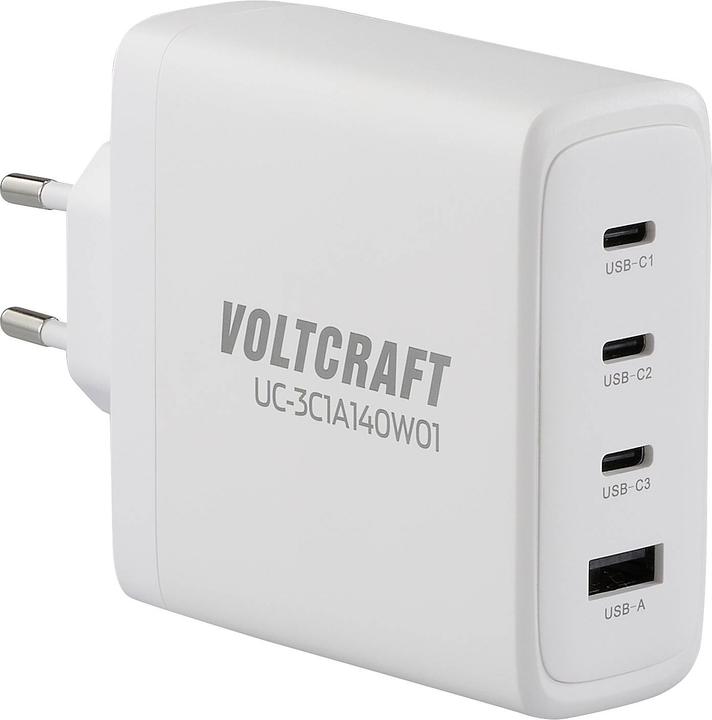 Image du produit Voltcraft UC-3C1A140W01 Chargeur USB 140 W Prise de courant Courant de sortie (max.) 5 A U (140 W)