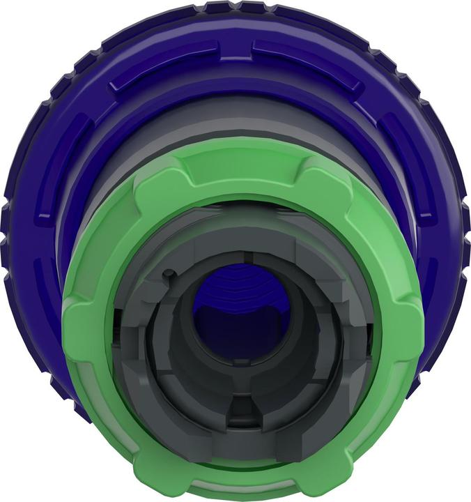 Produktbild Schneider Electric Leuchttaster Pilzkopf blau rund IP66