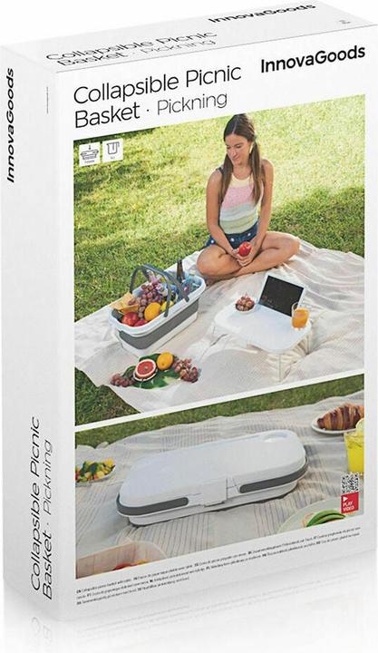 Productafbeelding InnovaGoods Opvouwbare picknickmand met tafeldeksel Picnic