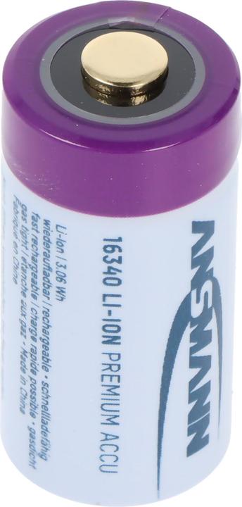 Actual product image Ansmann Battery 16340 850mAh 1 pc. (1 pcs., C, 850 mAh)