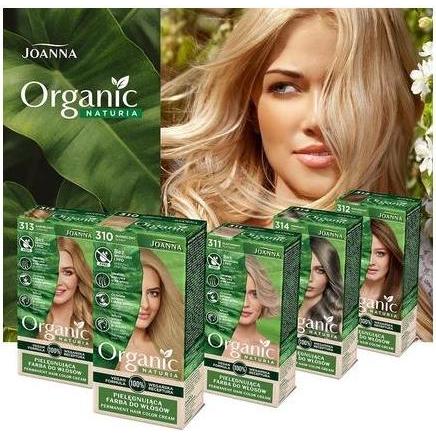 Joanna Crema Tinta Per Capelli, Naturia Organic Care Colorante Permanente Per Capelli 13 Tonalità 0% Ammoniaca