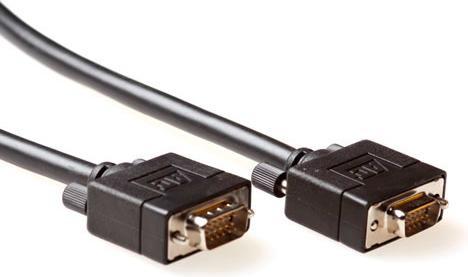 Produktbild ACT VGA M/M 15.0m 15m VGA (D-Sub) VGA (D-Sub) Schwarz VGA-Kabel (15 m, VGA)