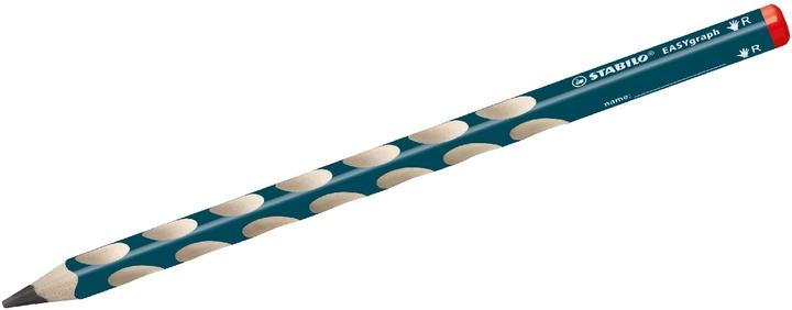 Produktbild STABILO Ergonomischer Dreikant-Bleistift für Rechtshänder - EASYgraph in petrol - Einzelstift - Härt (3.15 mm, HB, 1 x)