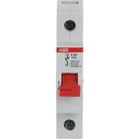 ABB E201/100R E201/100R Sezionatore E201/100R, Accessori di elettronica + Alloggiamento, Rosso