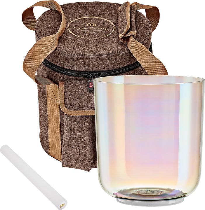 Actual product image Meinl Essence Crystal Singing Bowl 6" - E4 - Clear (Percussion)