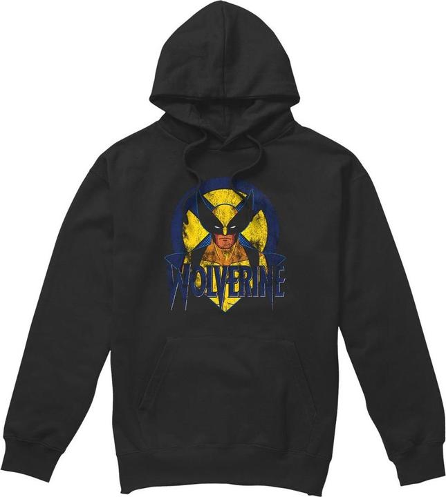 Immagine prodotto X-Men Felpa con Cappuccio Wolverine Retrò Uomo (S)