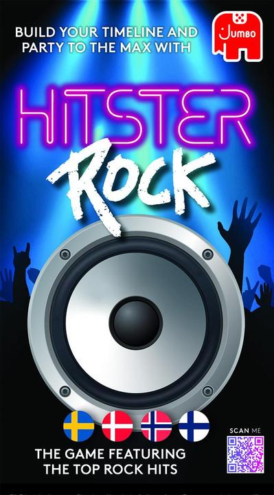 Produktbild Jumbo Hitster Rock Nordic (HIT007NOR) (Dänisch, Finnisch, Norwegisch, Schwedisch, 2 - 6 Spieler)