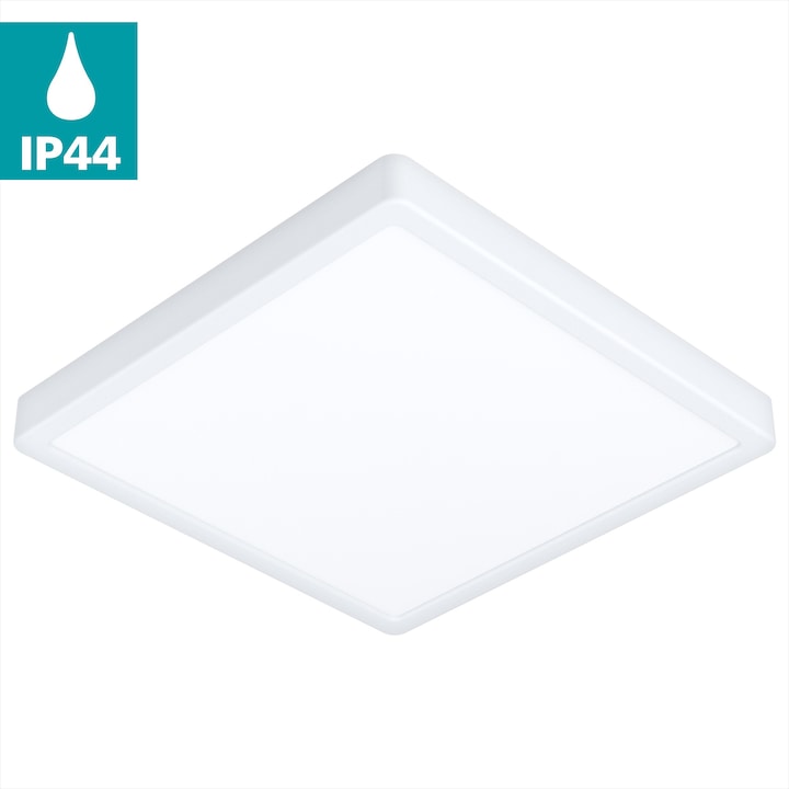 Actual product image EGLO LED ceiling light Fueva 5, L x W 28.5 cm, 1 flame surface mounted light, bathroom ceiling lamp (2400 lm)