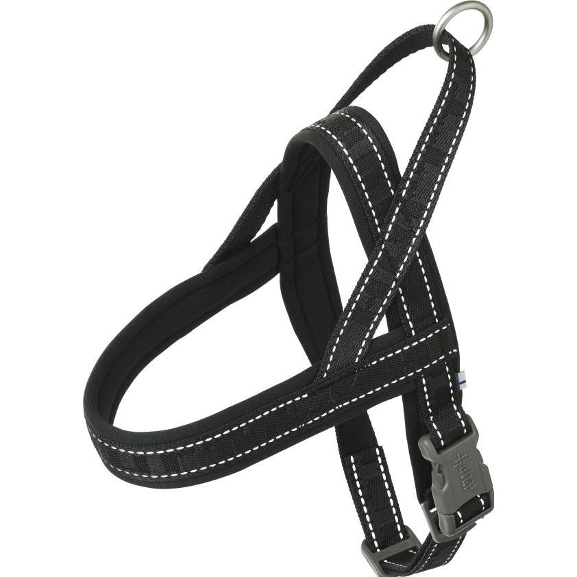 Hurtta Casual harness ECO, 45-55 cm, raven (Hund, Allgemein), Halsband + Leine