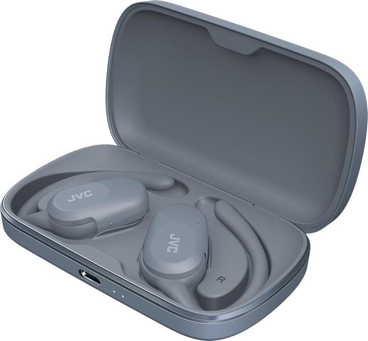 Actual product image JVC HA-NP40T-AU blue (No noise cancellation, 7.50 h, Wireless)