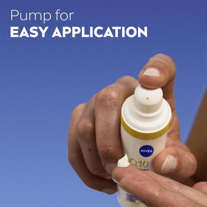 Actual product image NIVEA Daily Facial Fluid Spf 50 Q10 Anti-Wrinkle Expert - 40 Ml (Sun cream face, SPF 50, 40 ml)