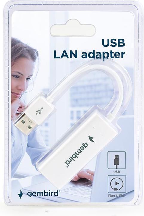 Productafbeelding Gembird NIC-U2-02 Netwerkadapter (USB, RJ45/LAN (1x))