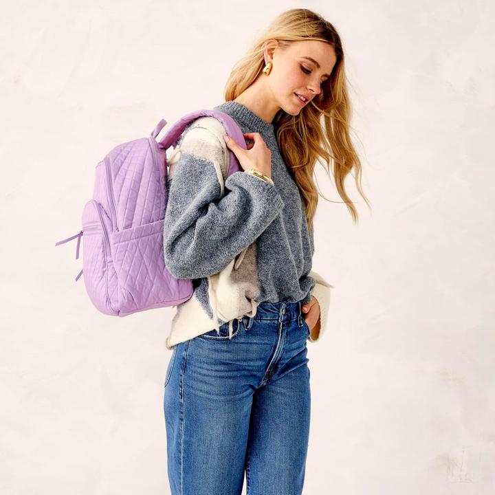 Actual product image Vera Bradley Cotton Bancroft Backpack