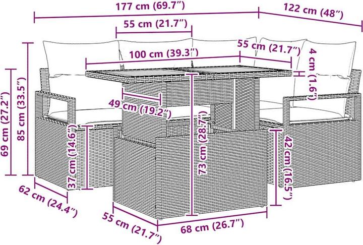 Produktbild vidaXL Alvaro
