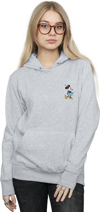 Immagine prodotto Disney Minnie Mouse Kick Chest Felpa con Cappuccio Donna (L)