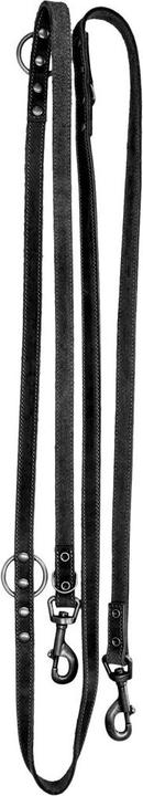 Spotted Pro Spotted! Pro Leder Trainingsleine Schwarz 2x250cm