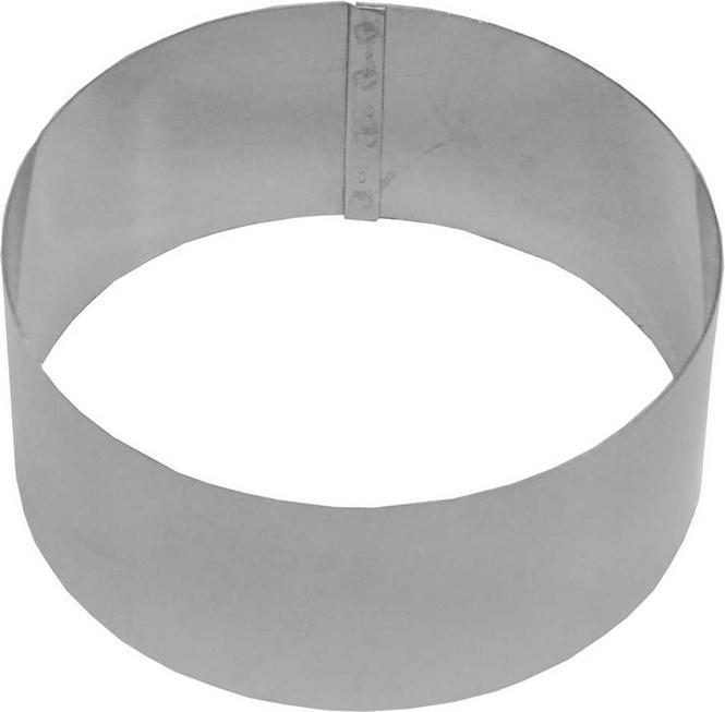 Schwarz Kitchen Cercle à mousse en inox 7 cm - 4.5 cm