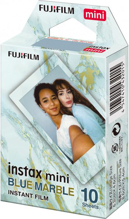 Actual product image Fujifilm Instax Mini Film Blue Marble (Instax Mini)