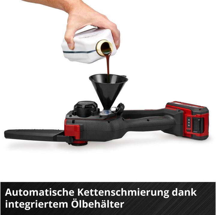 Immagine prodotto Einhell PROFESSIONAL Akku-Astkettensäge GP-PS 18/20 Li BL-Solo 4600080 (Sega a catena a batteria)