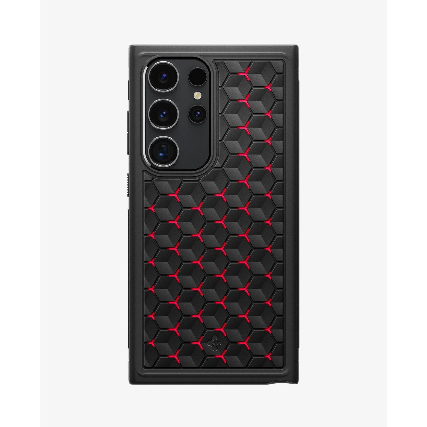 Spigen Cryo Armor (Samsung Galaxy S24 Ultra), Smartphone Hülle, Schwarz