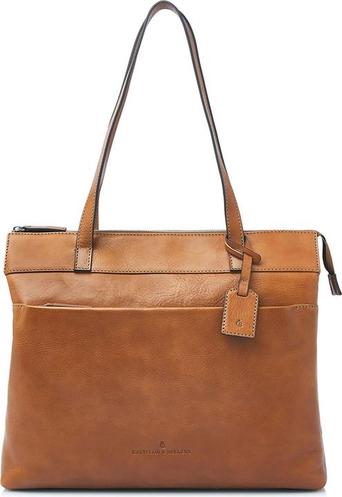 Produktbild Castelijn & Beerens Lia Shopper Tasche RFID Schutz Leder 45 cm Laptopfach (30 l)