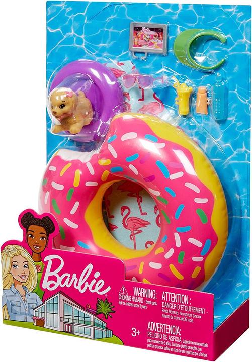 Image du produit Barbie Set de jeu de meubles Outdoor avec anneau de natation Donut