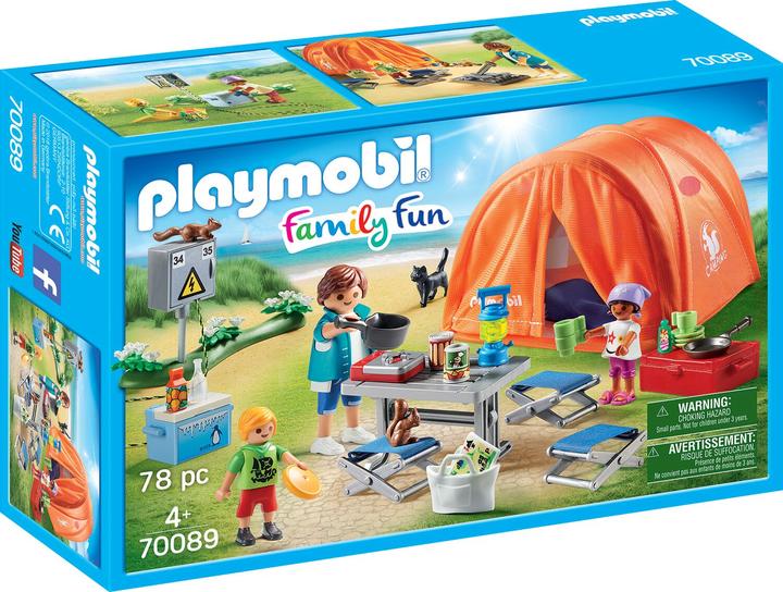 Playmobil Camping familial (70089, Playmobil Family Fun)