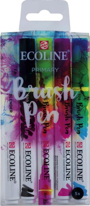 Actual product image Talens ECOLINE Brush Pen (Multicoloured, 5 x)