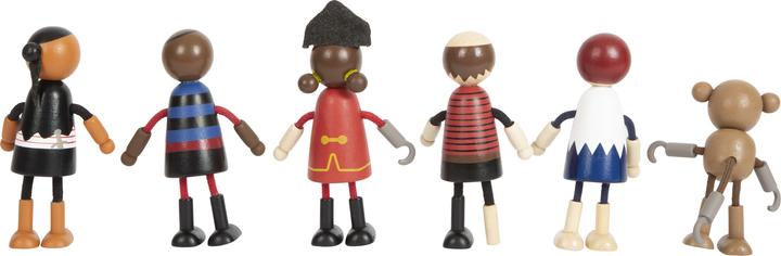 Produktbild small foot Holzpuppen Pirat biegbar, 6tlg.