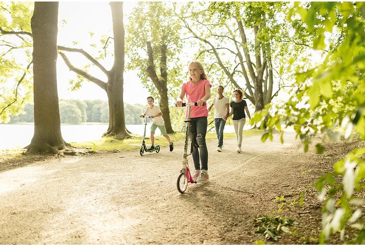 Productafbeelding Hudora Scooter reuzenrad RX205 Step - Magenta / Zilver