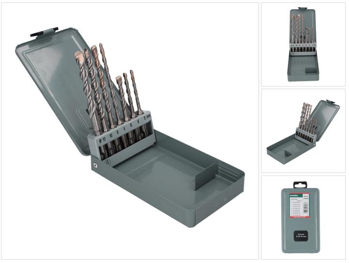 Productafbeelding Metabo SDS-Plus Pro 4-boren set 7-delig (5 mm, 6 mm, 8 mm, 10 mm, 12 mm)