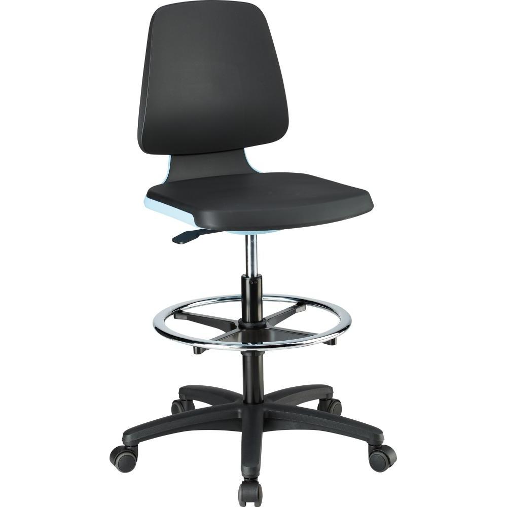 Magni, Bürostuhl, Stuhl Labsit 4 blau Integr.Schaum,m.Rollen 4016849592121