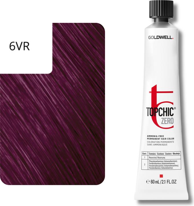 Produktbild Goldwell Topchic Zero - 6VR Dunkel Violett Rotblond (6VR - Dunkelviolett Rotblond)