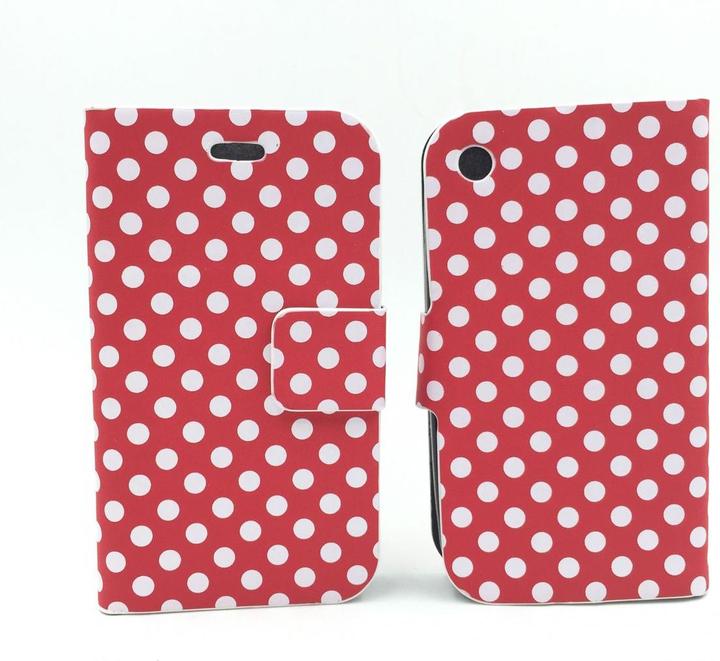 Produktbild König Design Schutzhülle Tasche (Flip Quer) für Handy Apple iPhone 3 / 3G / 3GS Rot (Apple iPhone 3G, Apple iPhone 3GS)