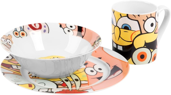 Actual product image United Labels Spongebob Squarepants breakfast set